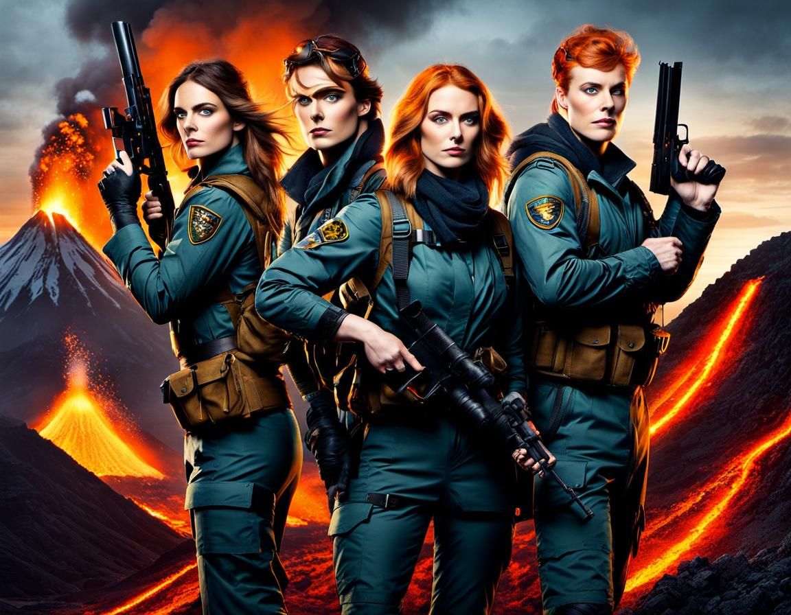 Diverse Team Ready to Breach Volcano Lair