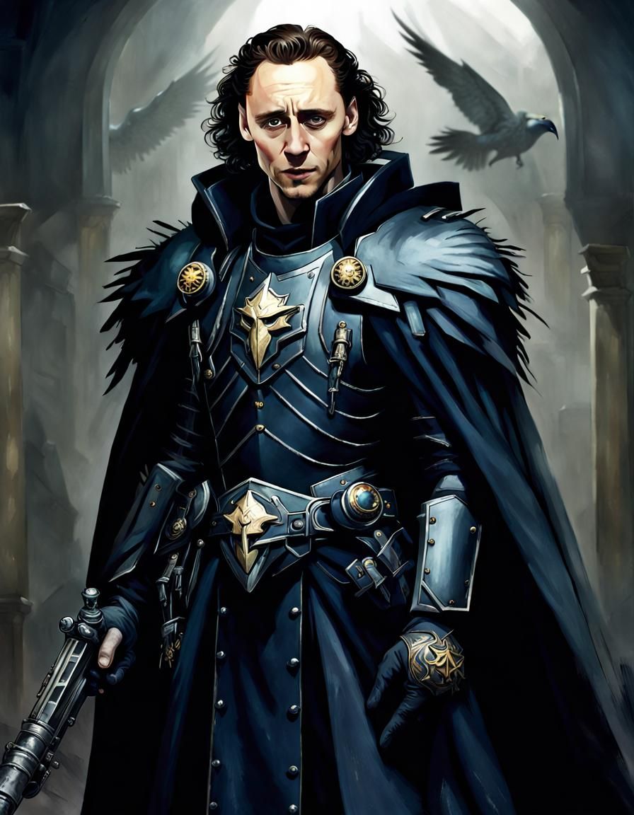 Corvus Corax of Warhammer 40K: Tom Hiddleston as Character