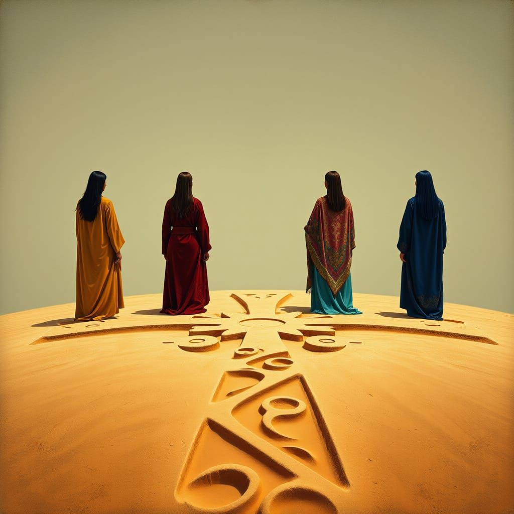 Four Women in Elemental Harmony