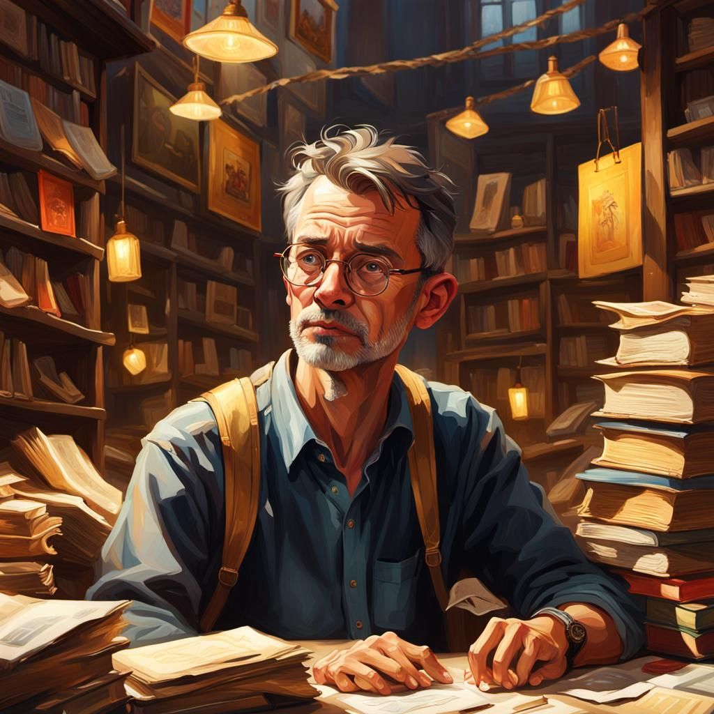 Contemplative Portrait with Dramatic Lighting