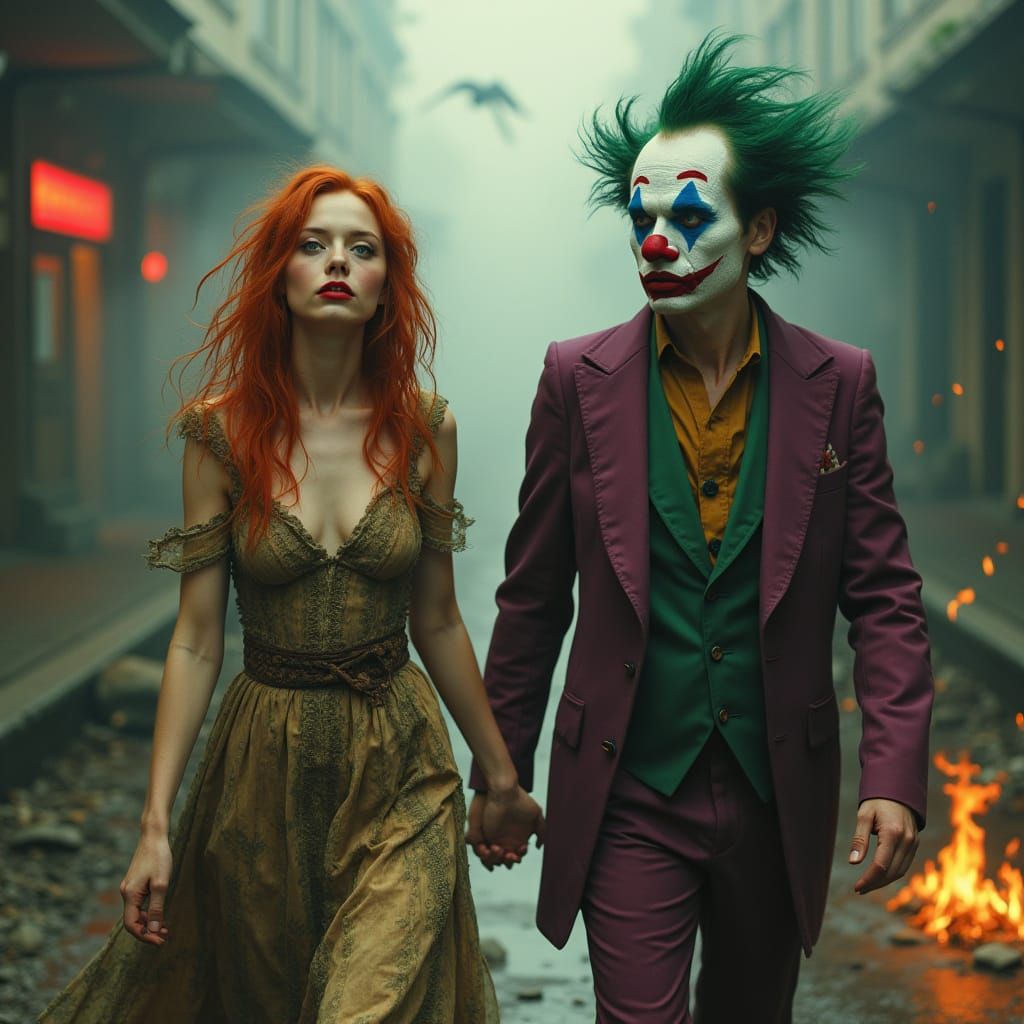 Haunting Redhead Sings with Ethereal Beauty Amidst Turmoil