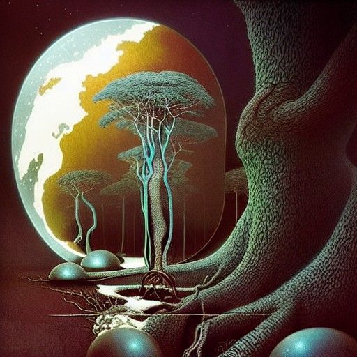 ""The earth soil creates a Male Aquatic tree with a long tru...