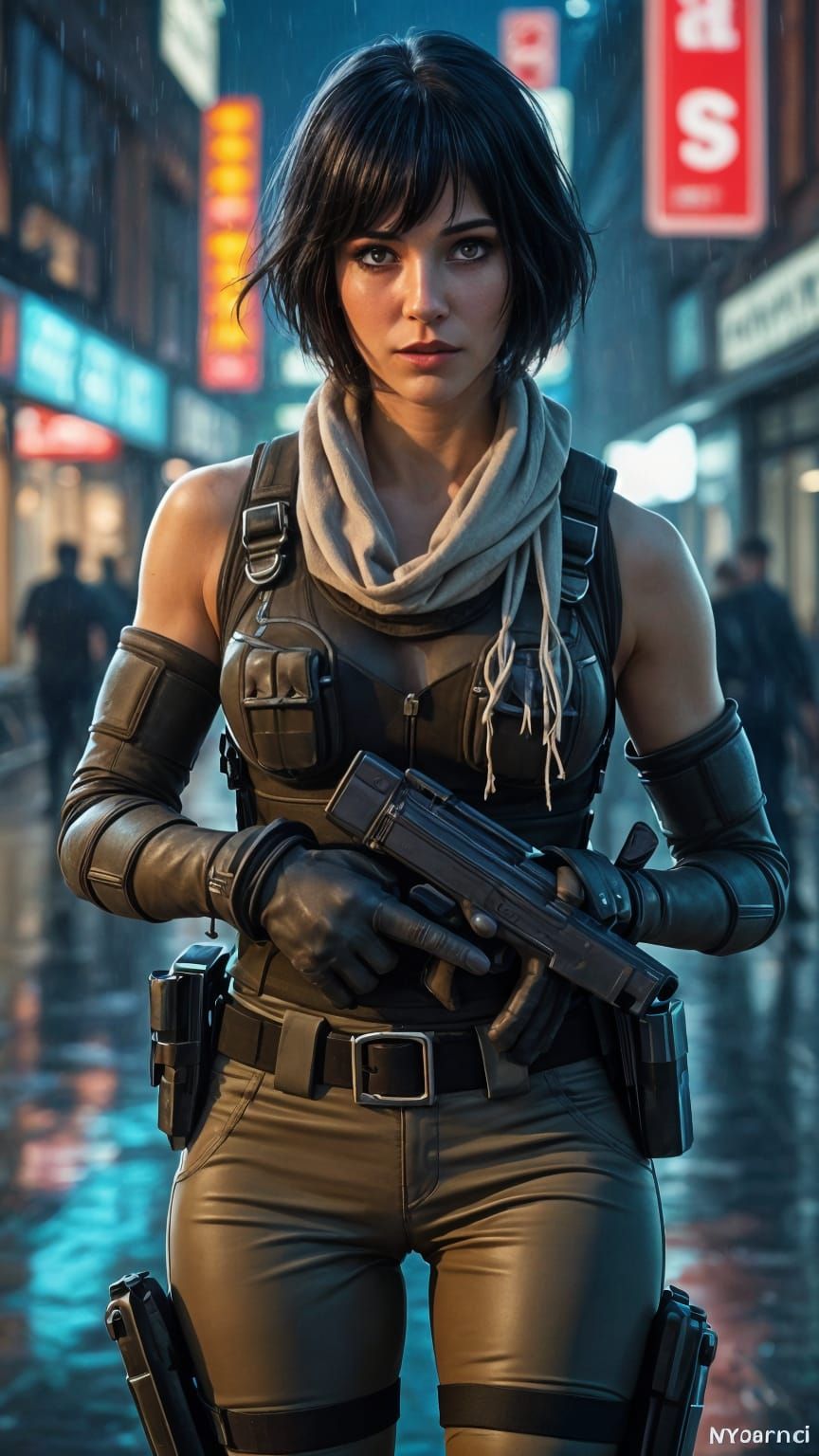 Jennifer Love Hewitt as Melinda May: Hyperrealistic Portrait