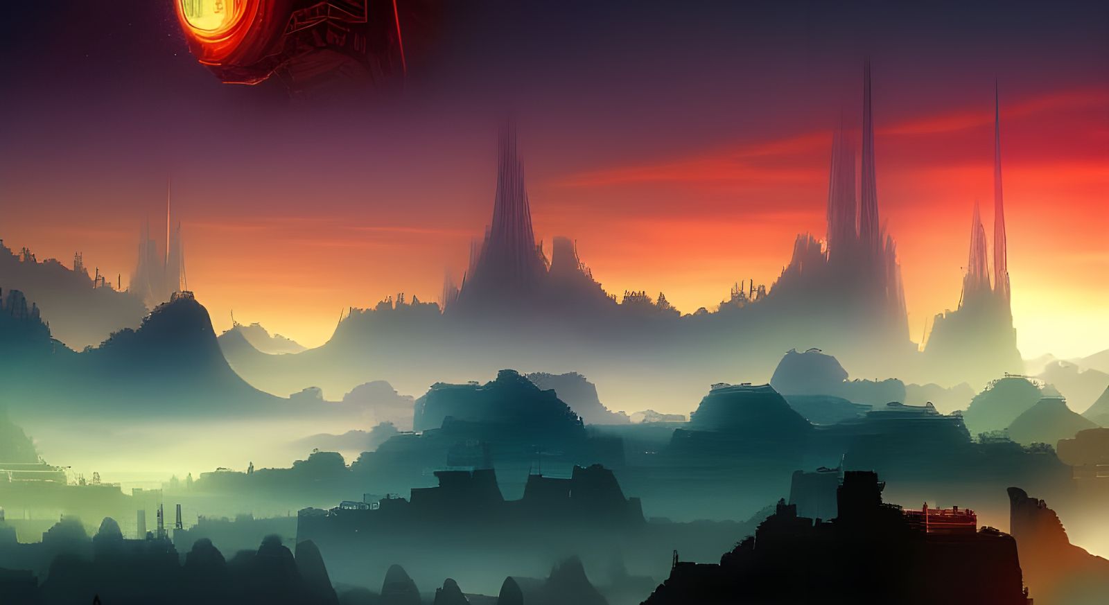 Good Morning NC #235: Sunrise Over The City Of @Reisang On The Planet Rei