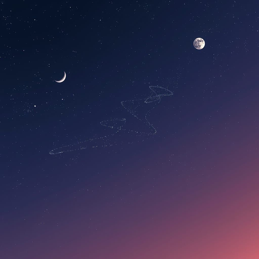 Dark Celestial Canvas Unveiled