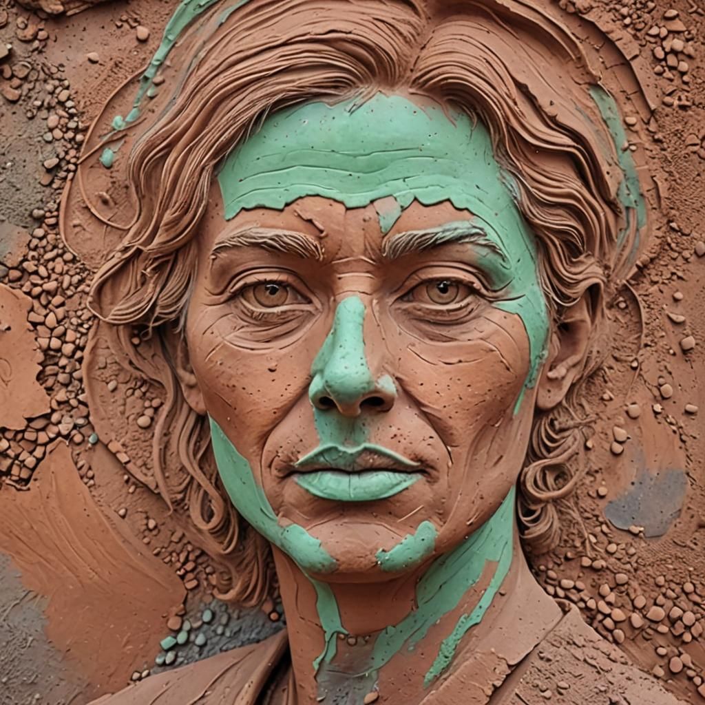 Abstract Image of Badly Colored Clays