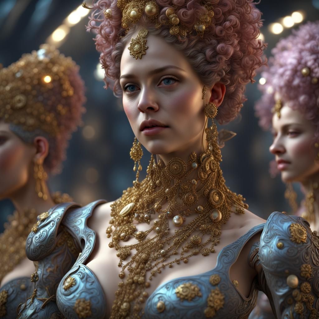 "Timeless Elegance: Celebrating Classic Beauty and the Renaissance of Feminine Uniqueness" I