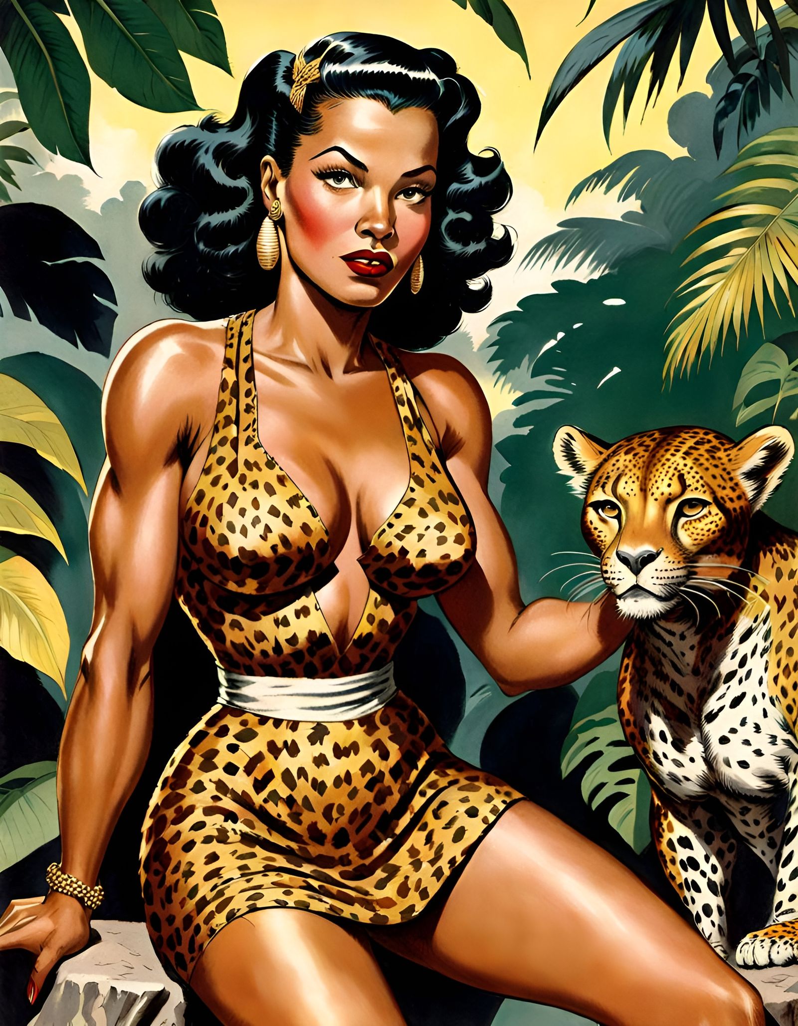 Golden Age Comic: Leopard Woman of the Jungle