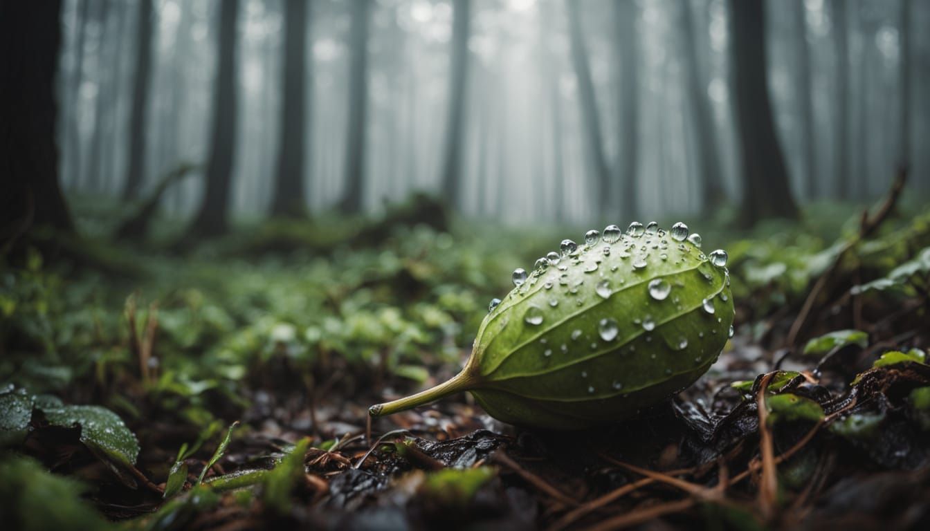 Intricate Seed Pod in Muted Earthy Tones