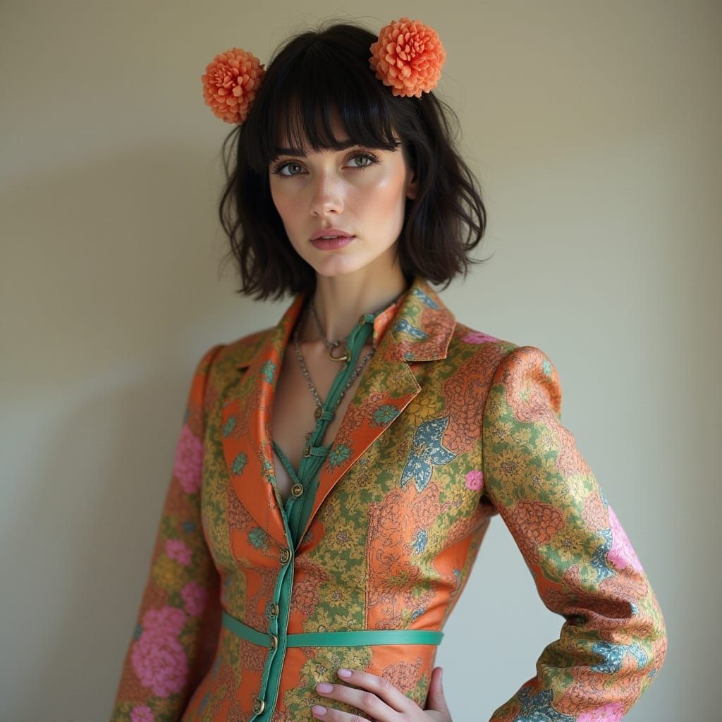 Avant Garde Fashion: Woman in Unique Design