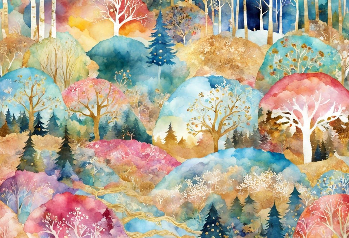 Secret Treasure Discovered in Pastel Forest Quilt