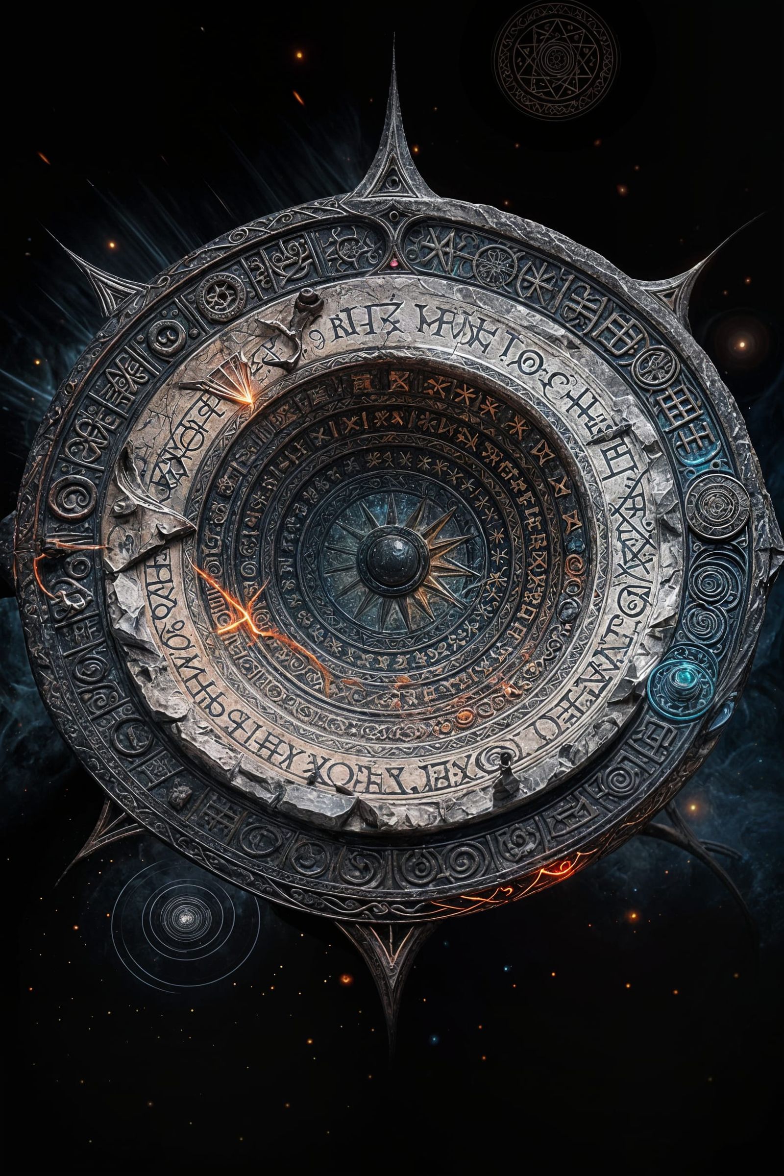 Sacred Seal: Ka'ba, Necronomicon Glyphs, Cosmic Geometry