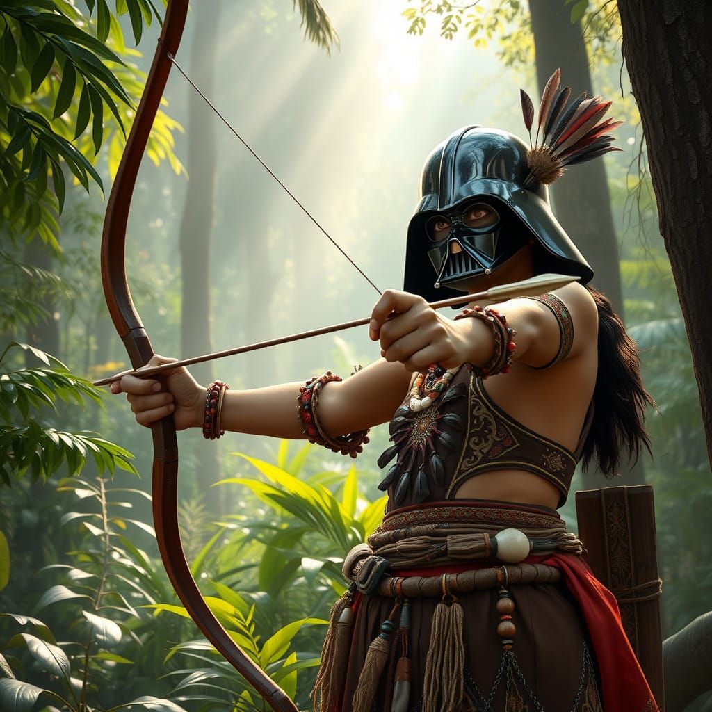 Surreal Kalimantan Huntress Captured in Ultra HD