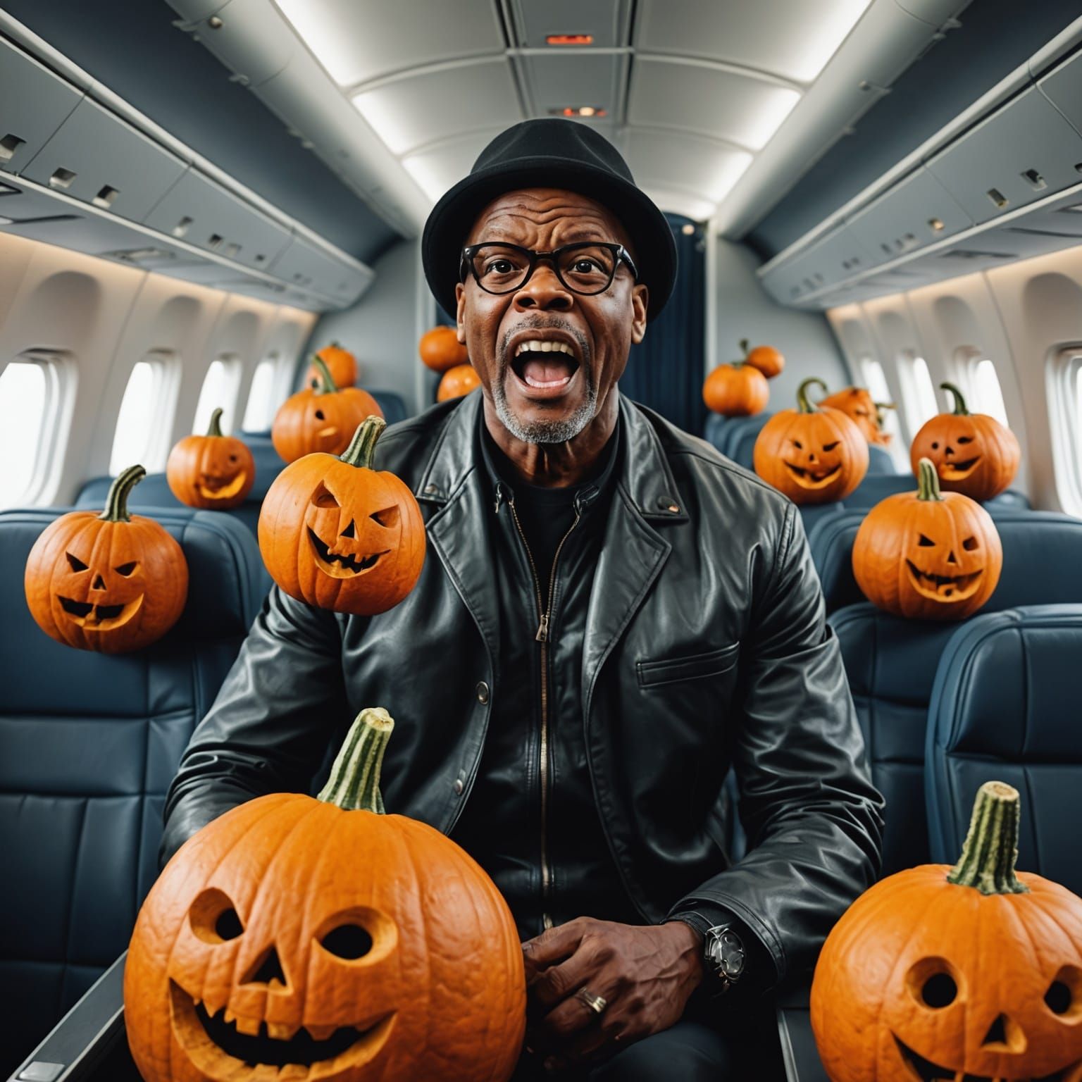 Gourds on a Plane with Samuel L. Jackson