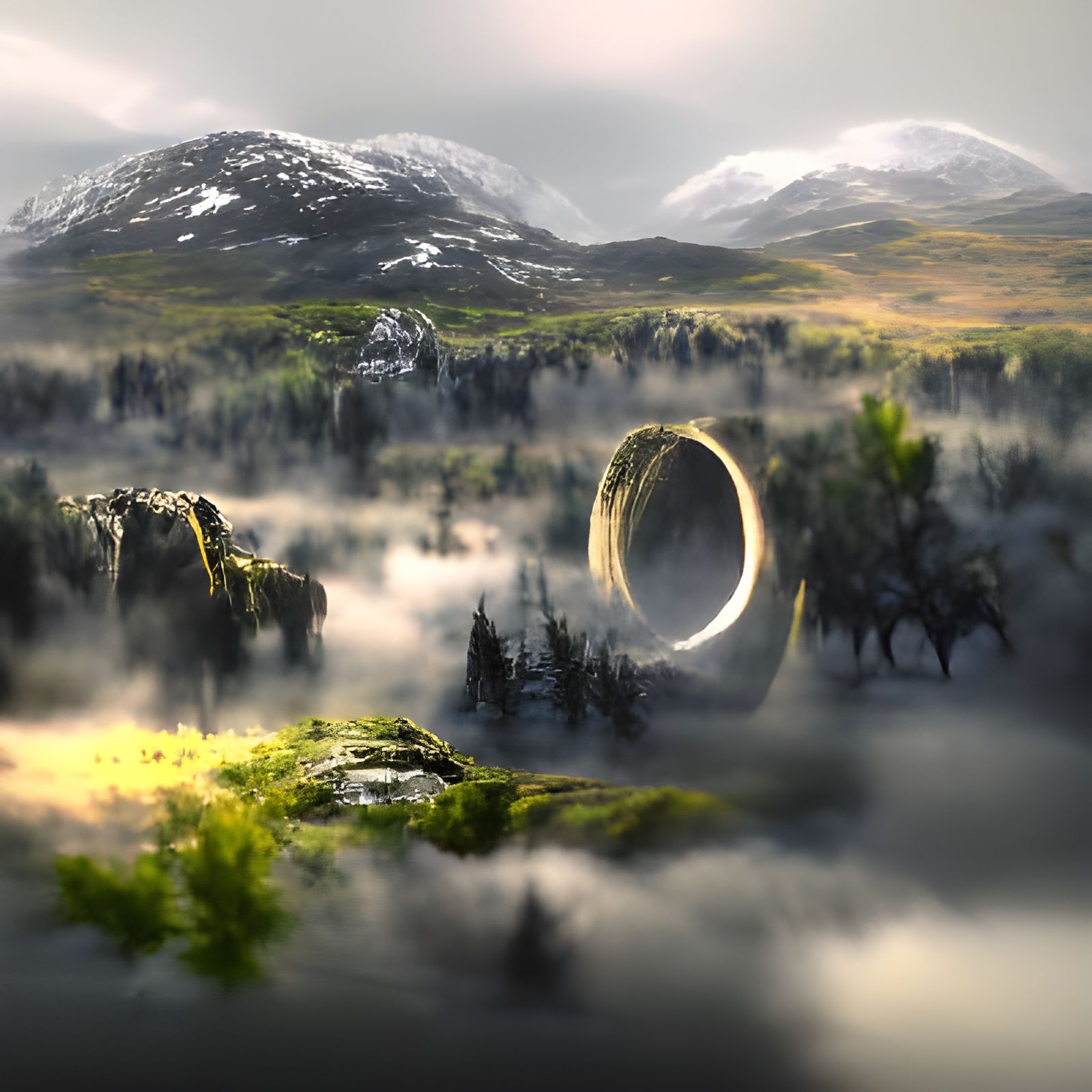 Elden Ring Erdtree Matte Painting in 8k
