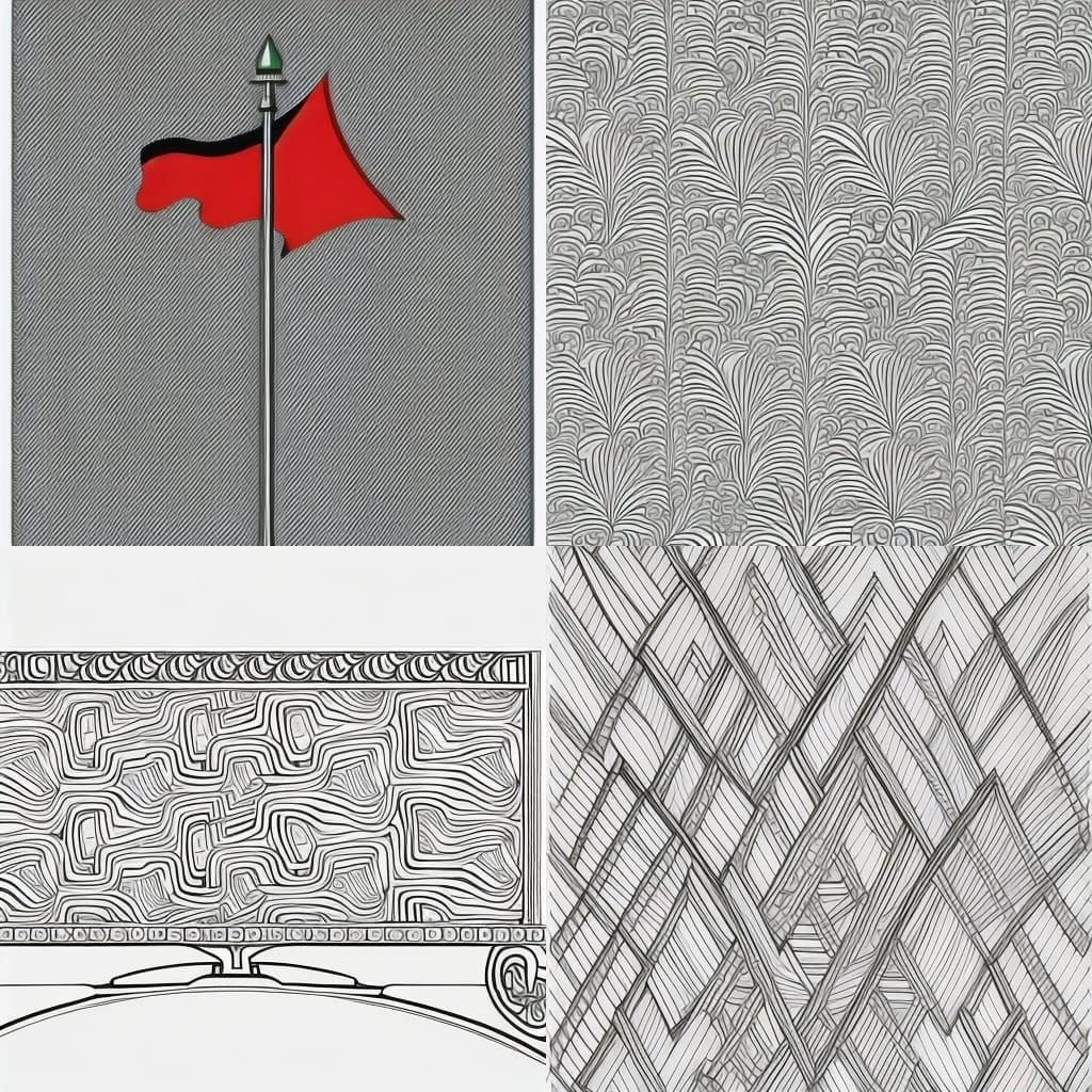 Brazilian Flag Cartoon Coloring Page