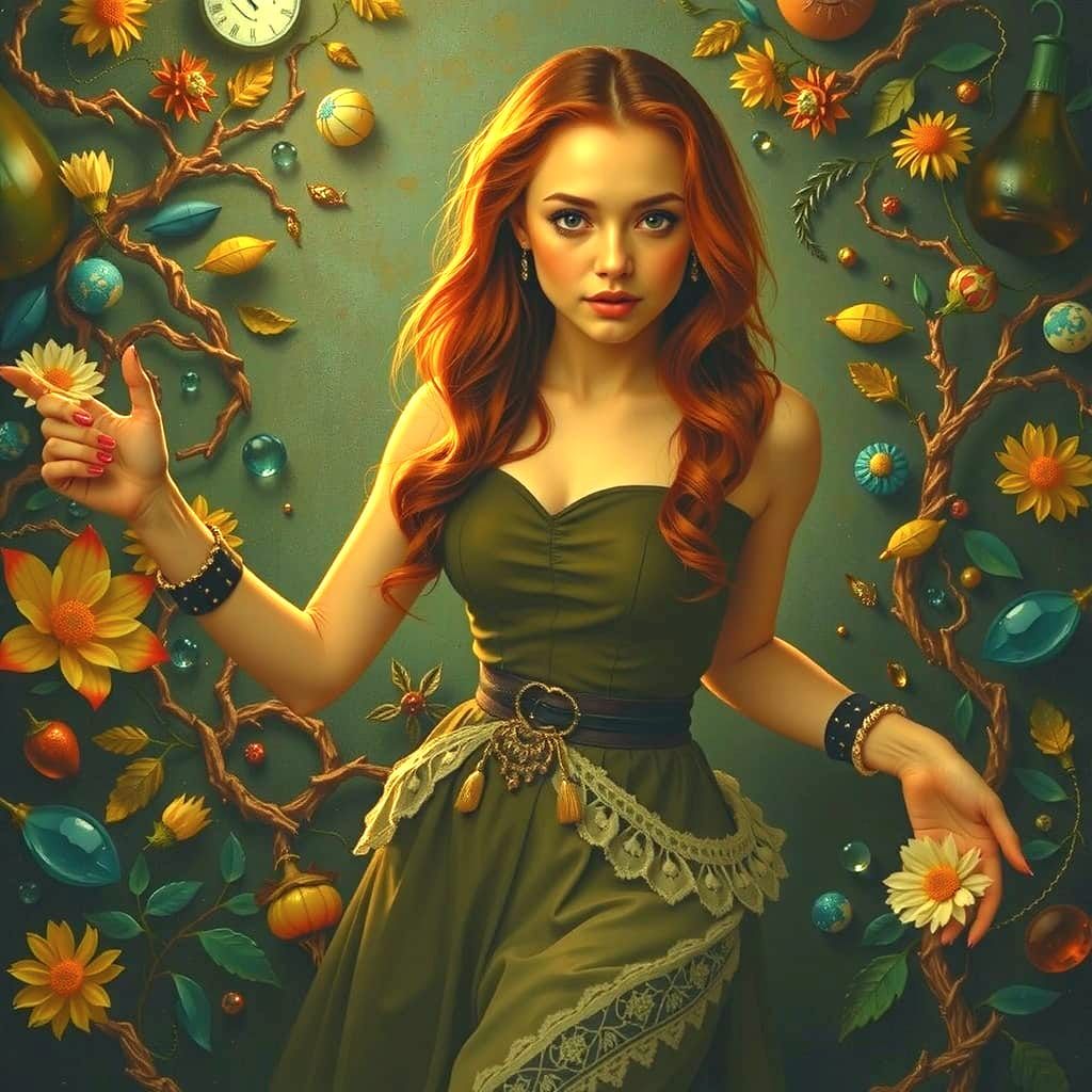 Hyperrealistic Portrait of Femininity and Beauty