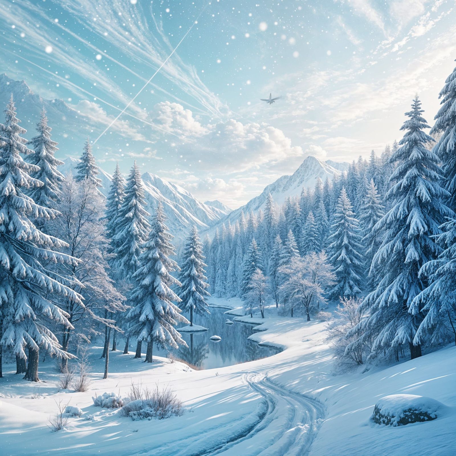 Winter Wonderland in Cinematic Style