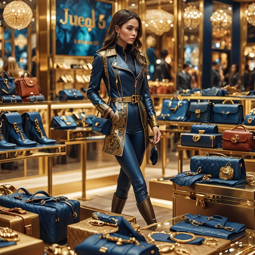 Luxury Shopping in a Fantasy Department Store
