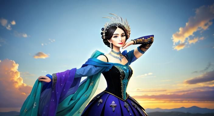 Abstract Beauty Generated by AI