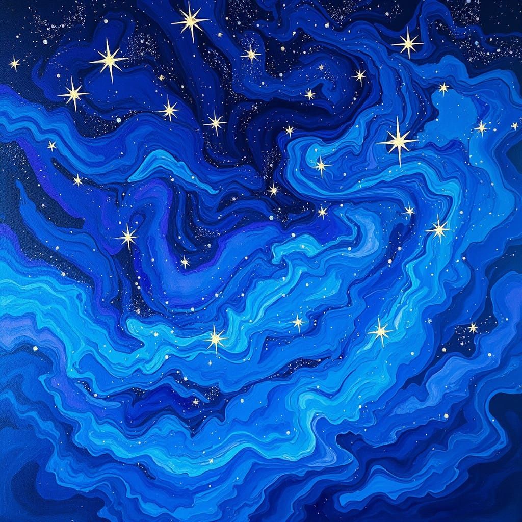 Cosmic Dreams Unfold in Vibrant Night Sky