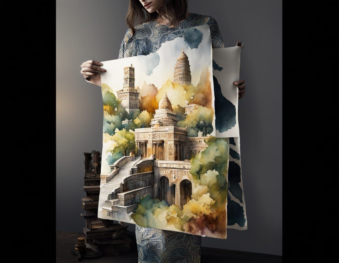 Watercolor paintings