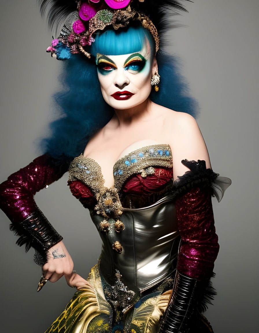 Nina Hagen, still rockin' at 68!