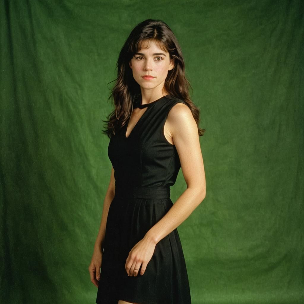 Portrait of a Woman in Soft Focus with Bokeh