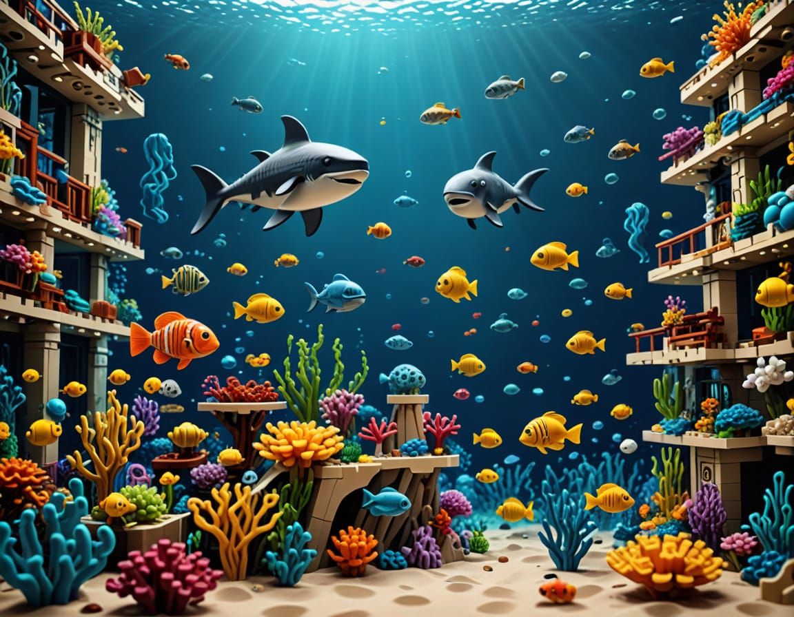 Lego-Style Undersea Adventure