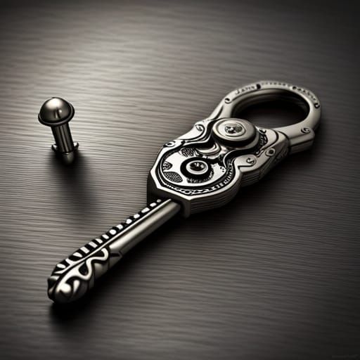 Dragonfly Lever Key: Hyperrealistic 64 Megapixel Image