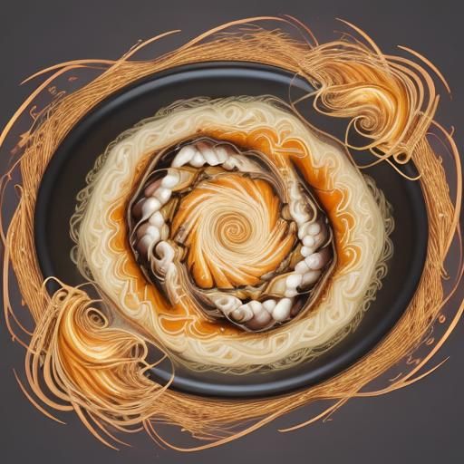 Ramen Beard: A Swirling Vortex of Noodles