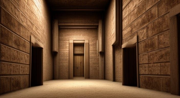 Eerie Sci-Fi Labyrinth of Liminal Spaces