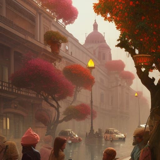 Anderson-esque Portrait with Dynamic Lighting