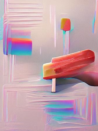 AI-Generated Popsicle Image