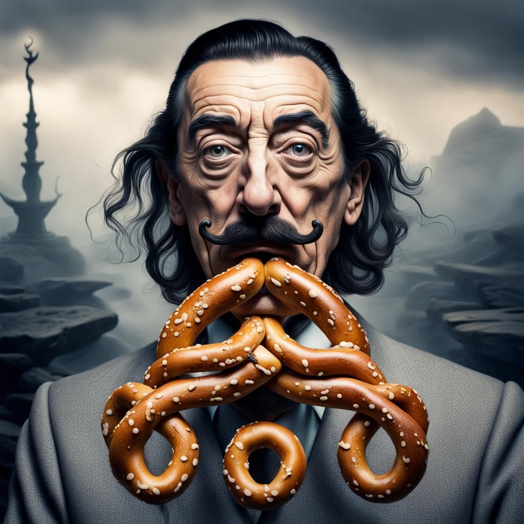 Pretzel Dali, distant cousin of Salvador