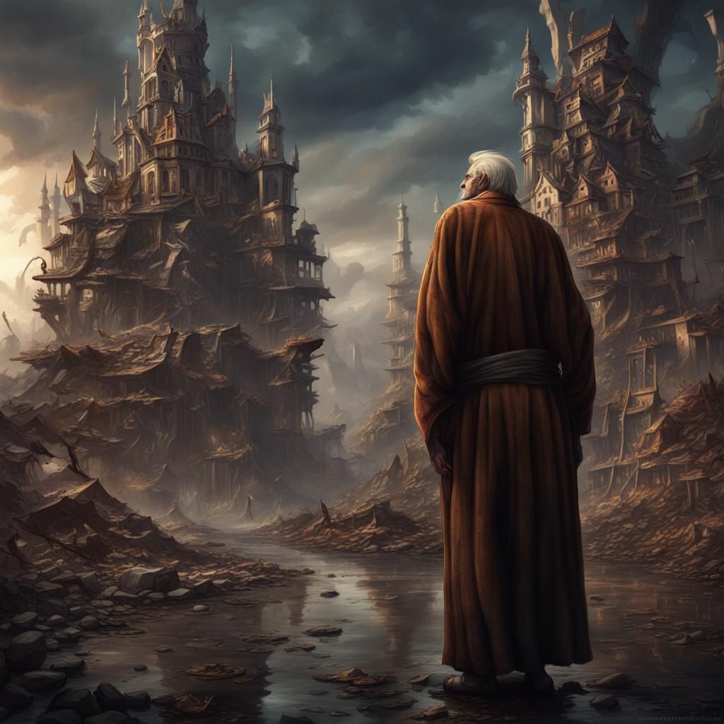 Concrete Man's Curse: Detailed Matte Painting