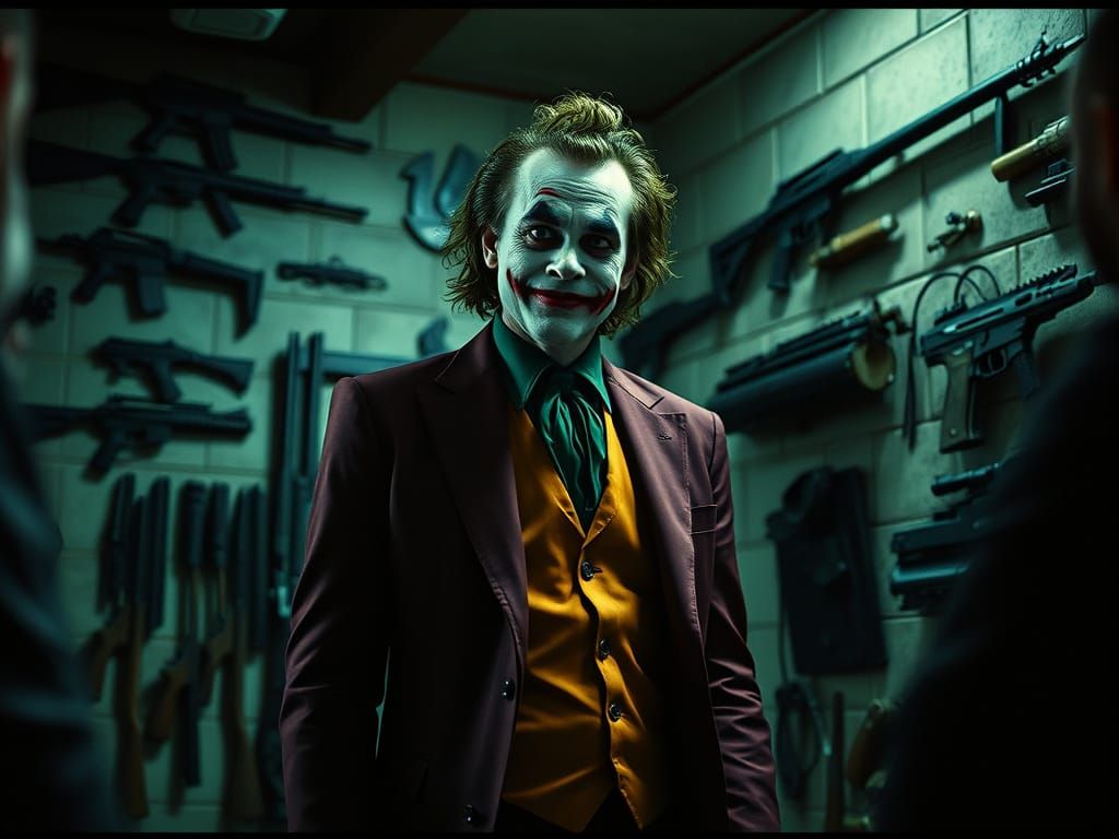 Joker's Fiendish Plans Revealed in Secret Hideout