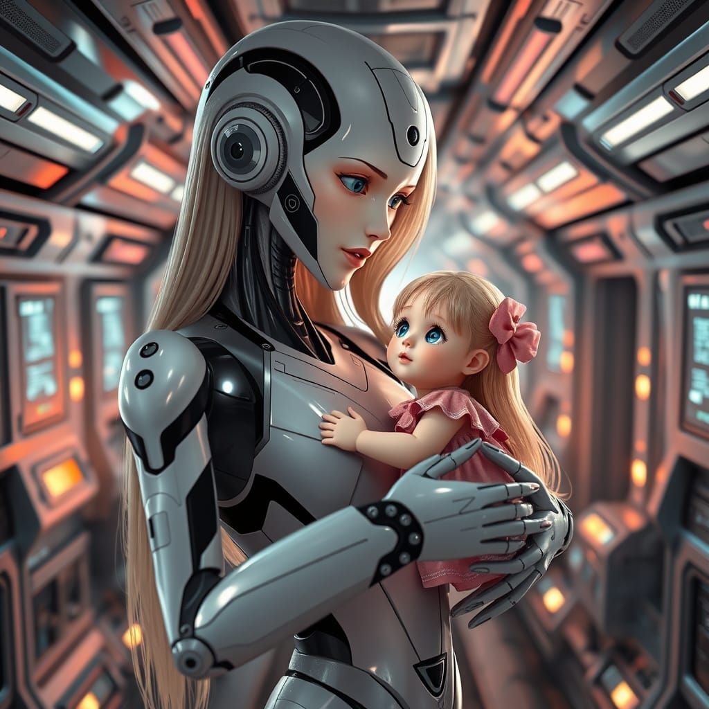 Motherly Devotion in a Futuristic Cosmos