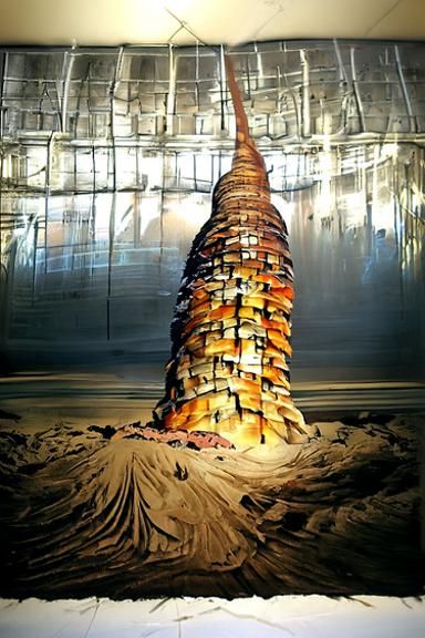 Sandworm Emerges in Las Vegas: Digital Masterpiece