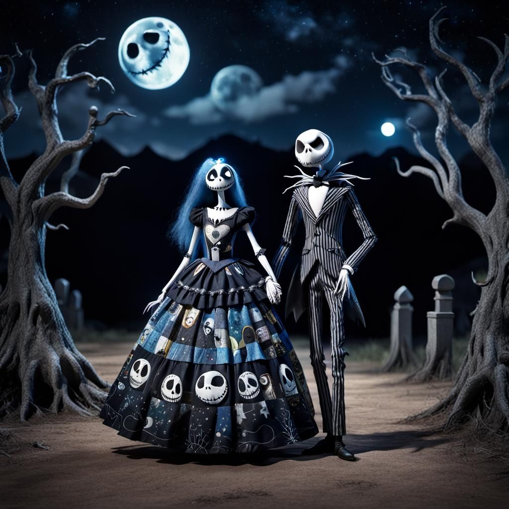 Inspired by Tim Burton anime movie The Nightmare Before Chri...