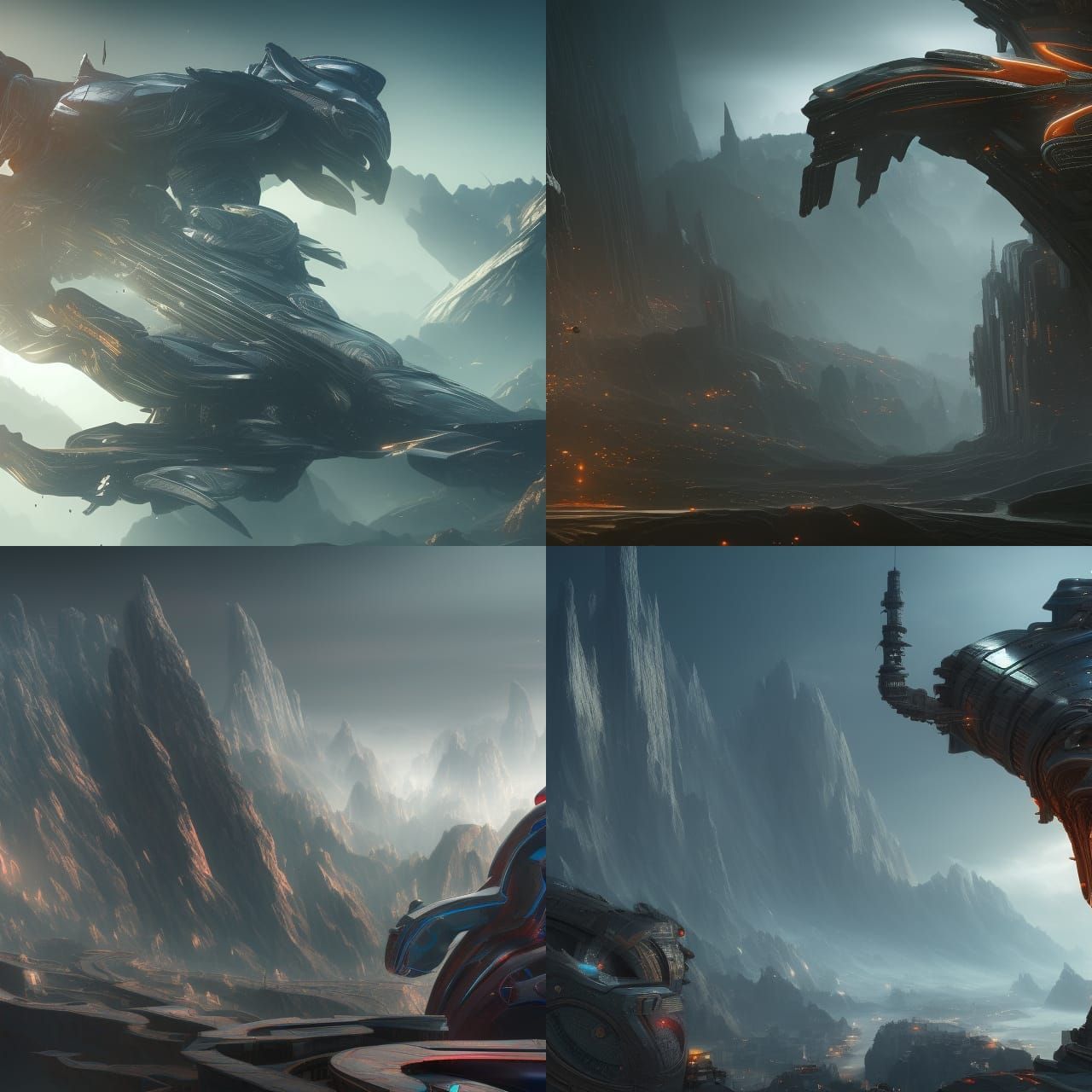 Superman in Space Age Cinematic Design