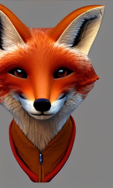 Anthropomorphic fox boy