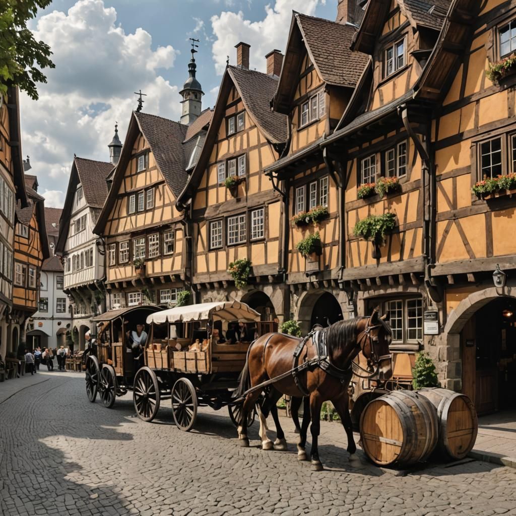 18th Century German Restaurant Scene