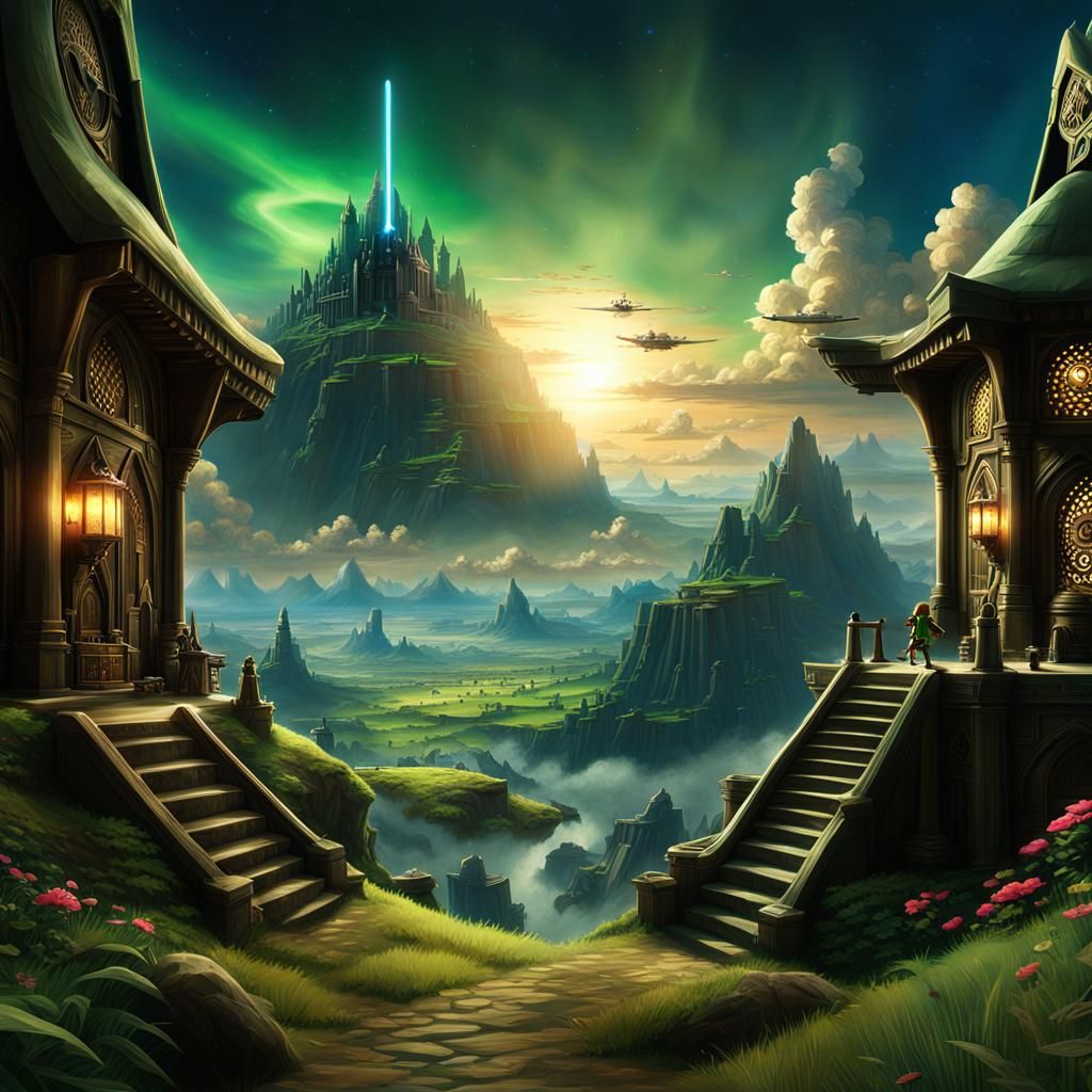 Link in Star Wars Style: Digital Matte Painting