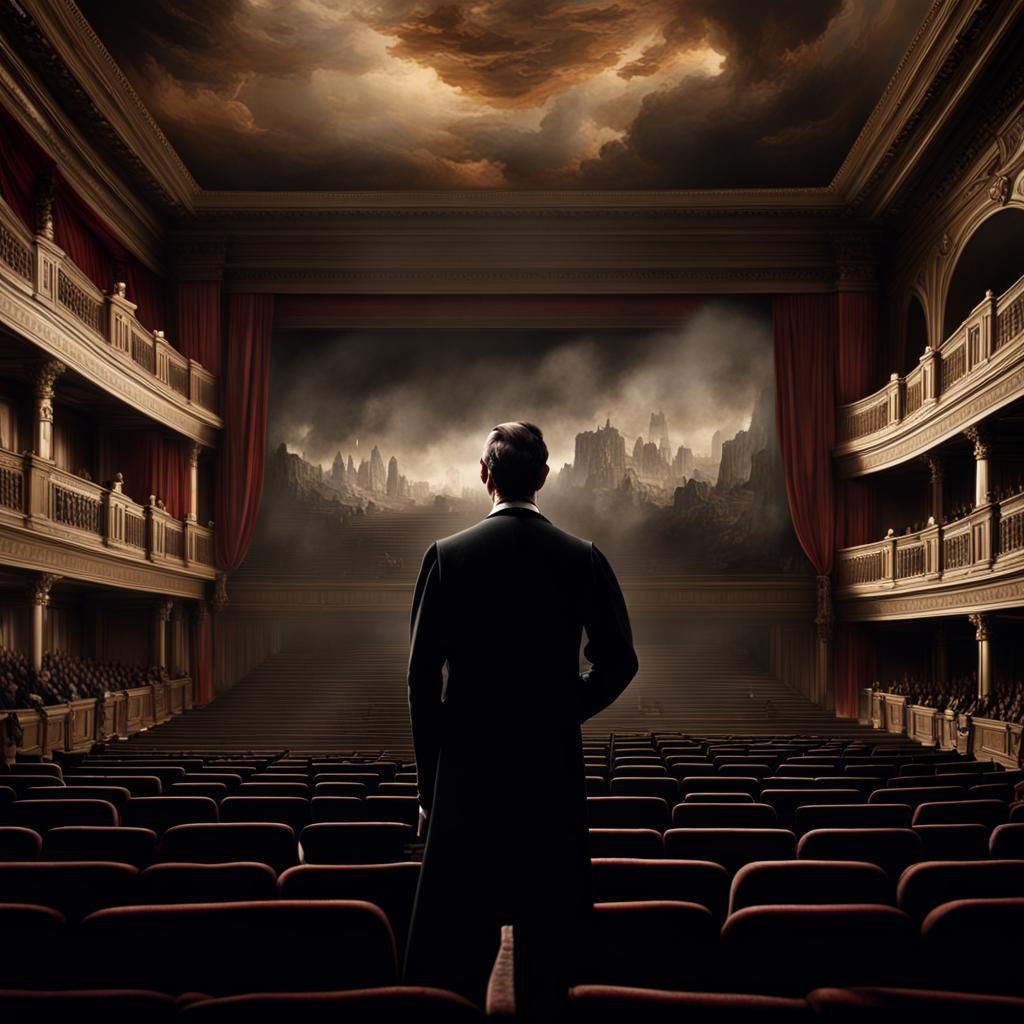 Abraham Lincoln in Theater: Digital Matte Painting