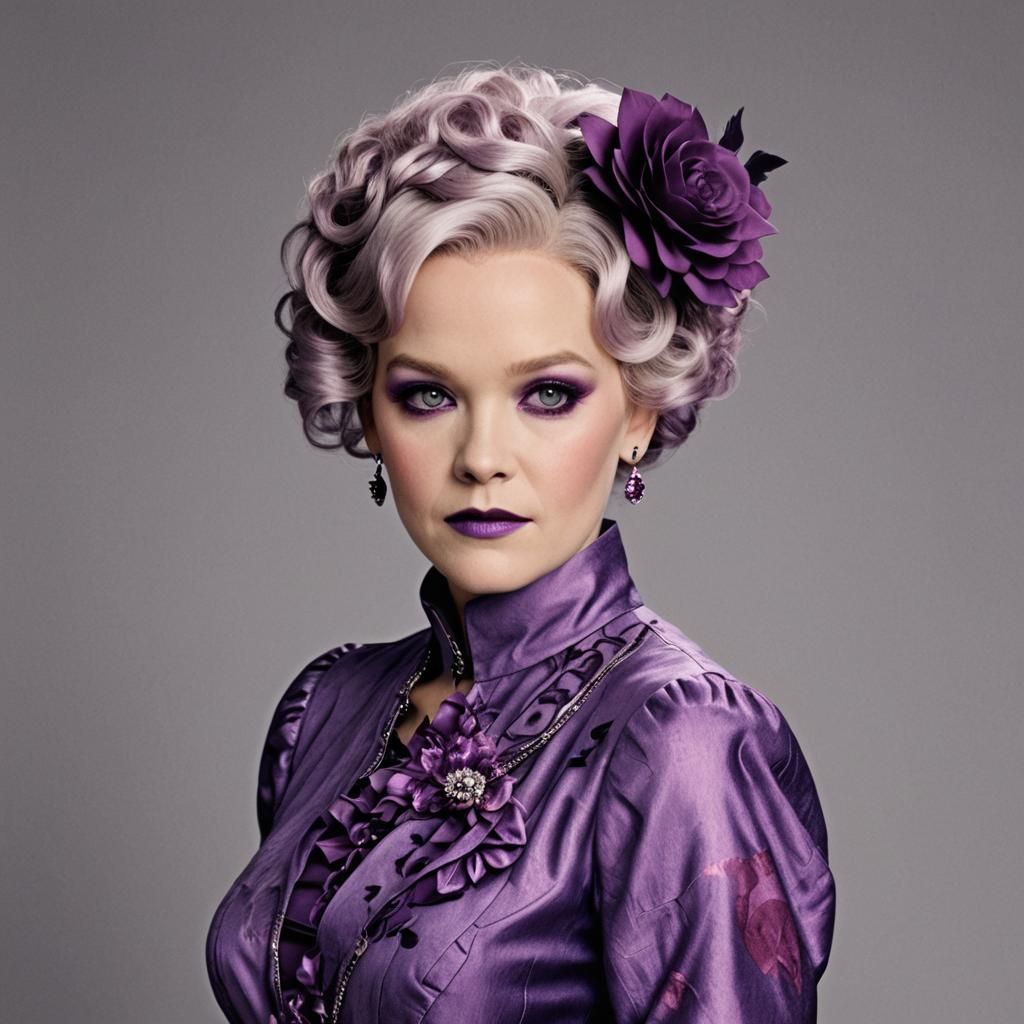 Effie Trinket at District 12 Lottery