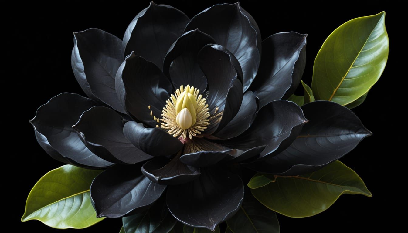 Magnolia Grandiflora in Vantablack