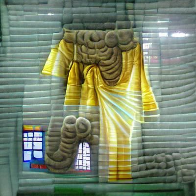 Ethereal Cloth God Bathed in Window Light