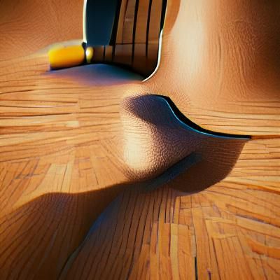 Detailed 3D Guitar Rendering