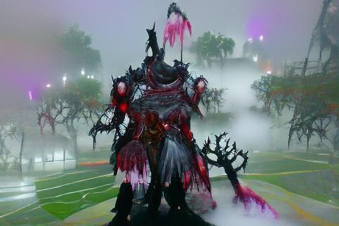 Abstract Nightmare Generated by AI